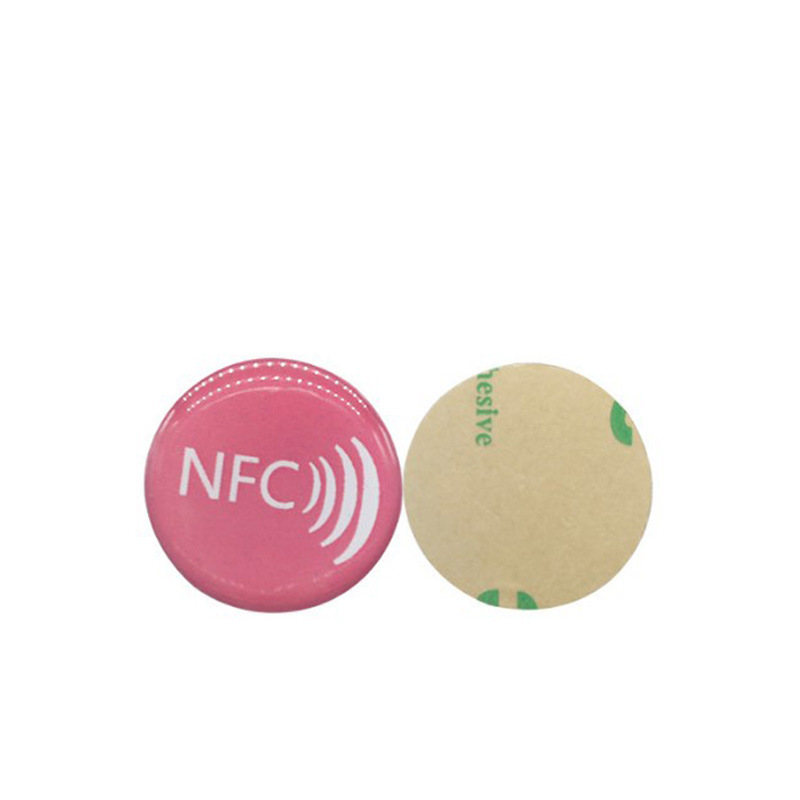 RFID滴胶卡抗金属碰碰贴不干胶NFC电梯卡小区门禁卡工厂定制批发